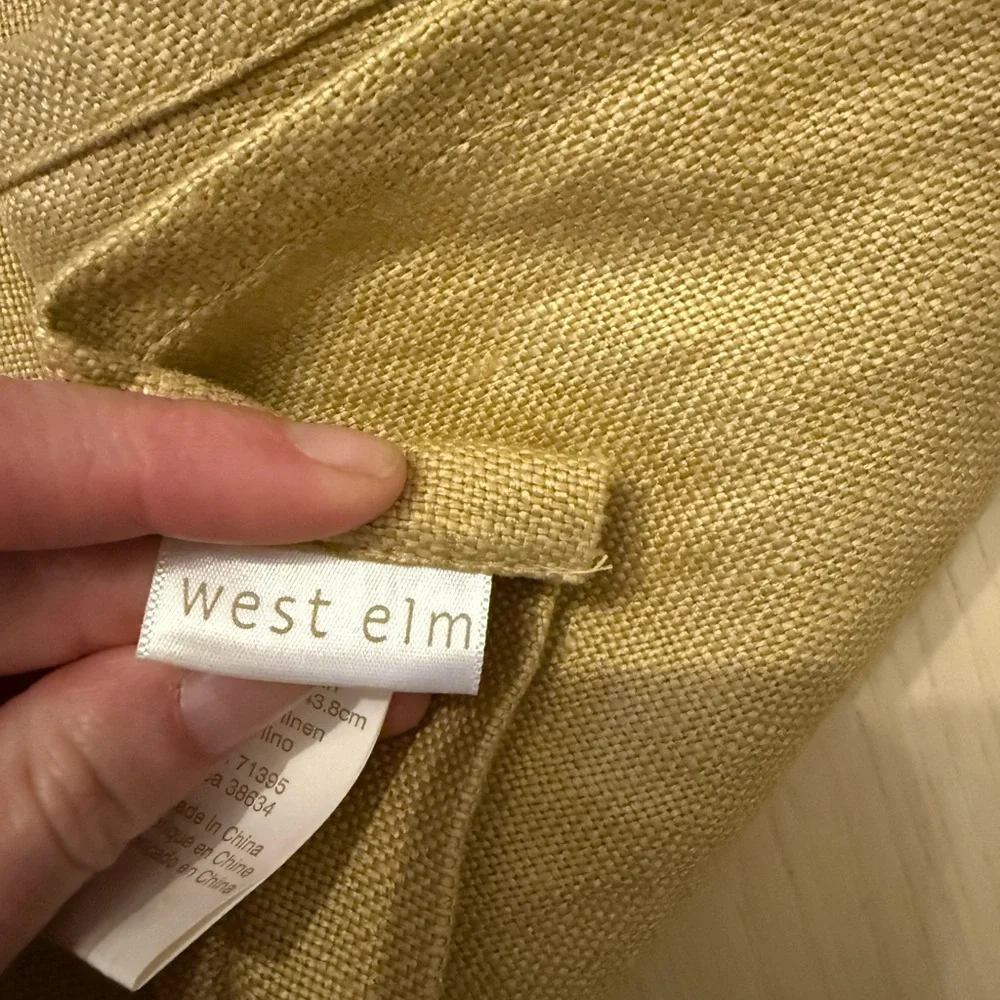 West Elm Linen Curtain Panels 50x96”